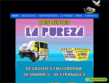 Tablet Screenshot of desagoteslapureza.com